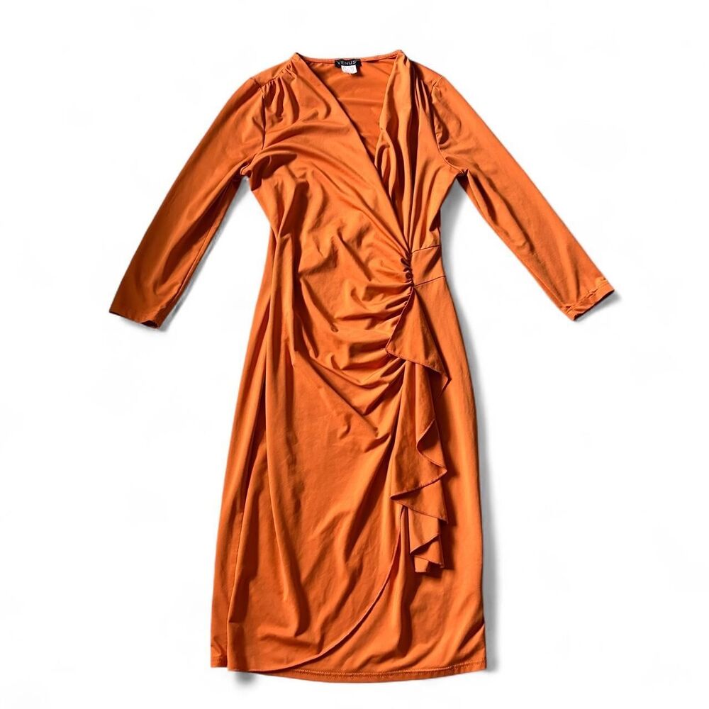 Venus Professional wear size small y2k‎ orange vintage dress Small
